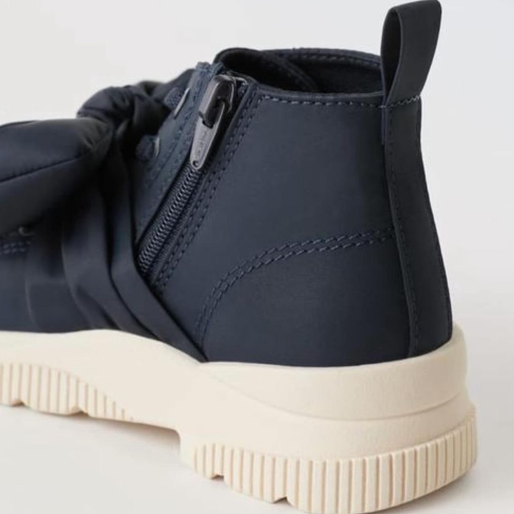 Zara Kids Girls High Top Sneakers With Bow - Picture 4 of 4